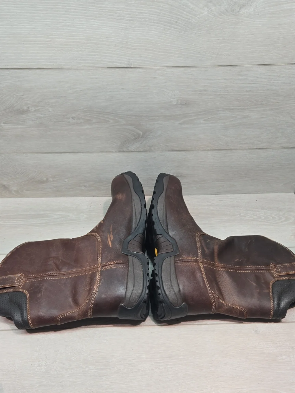 Cabelas Mens Dry Plus Leather Soft Toe 82-5533 Boots Shoes Sz 13D